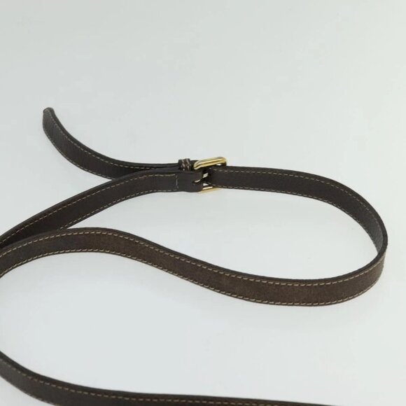 GUCCI GG Canvas Web Sherry Line Shoulder Bag Beige Red Green Auth 138289 - Picture 9 of 16